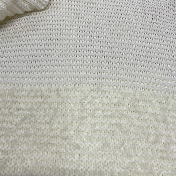 Apt. 9 Turtleneck Open Side Poncho Cream Tan Beige One Size Fits Most - Picture 8 of 12